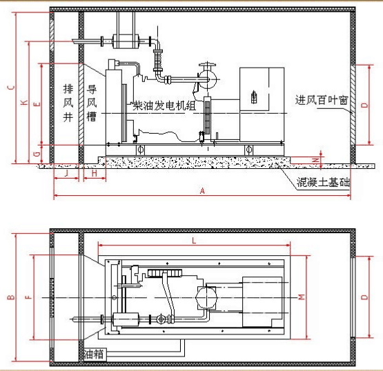 海南盛佳贸易订购发电机组环保安装工程